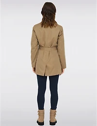 Manteaux | La maison du manteau au Québec Trench Court Classique à Double Boutonnage avec Ceinture Amovible par ONLY