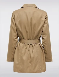 Manteaux | La maison du manteau au Québec Trench Court Classique à Double Boutonnage avec Ceinture Amovible par ONLY