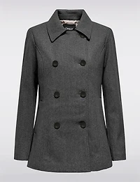 Manteau Peacoat Only à Double Boutonnage – Offres Black Friday
