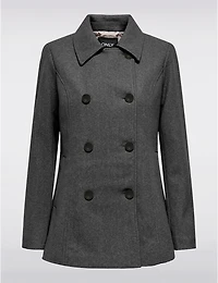 Manteau Peacoat Only à Double Boutonnage – Offres Black Friday