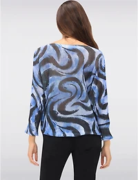 Manteaux Manteaux | La maison du manteau au Québec Haut Chic En Maille Motif Spiral À Manches Dolman Col Bateau par Froccella