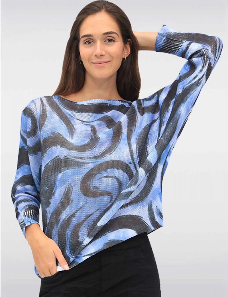 Manteaux Manteaux | La maison du manteau au Québec Haut Chic En Maille Motif Spiral À Manches Dolman Col Bateau par Froccella