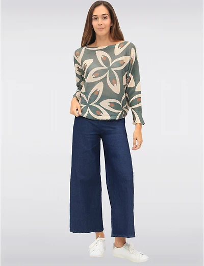 Manteaux Manteaux | La maison du manteau au Québec Haut Chic En Maille Motif Floral  À Manches Dolman Col Bateau par Froccella