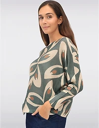 Manteaux Manteaux | La maison du manteau au Québec Haut Chic En Maille Motif Floral  À Manches Dolman Col Bateau par Froccella