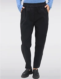 Manteaux | La maison du manteau au Québec Pantalon Décontracté Extensible avec Taille Élastique et 4-Poches par Froccella