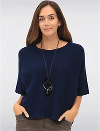 Haut Court Tricoté Doux par Froccella