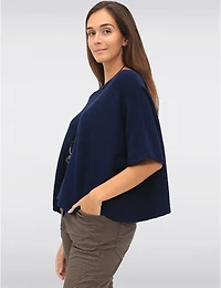 Haut Court Tricoté Doux par Froccella