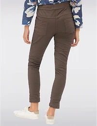 Manteaux | La maison du manteau au Québec Pantalon Froissé à 4-Poches Coupe Ajustée et Taille Elastique par Froccella