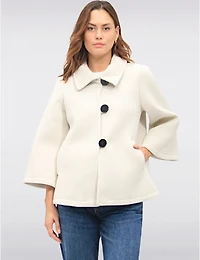 Manteau Court Scuba Chic par Froccella