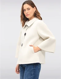 Manteau Court Scuba Chic par Froccella