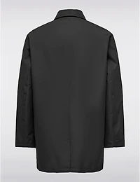 Manteaux | La maison du manteau au Québec Veste Mi-Longue Classique en Nylon Léger Marine Avec Fermeture Éclair par Only