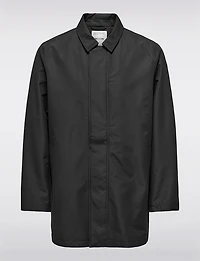 Manteaux | La maison du manteau au Québec Veste Mi-Longue Classique en Nylon Léger Marine Avec Fermeture Éclair par Only