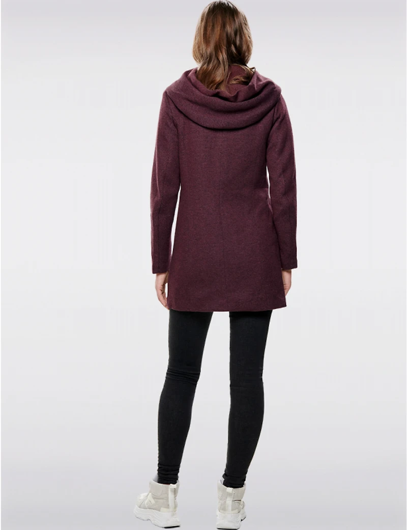Veste Droite Capuche par Only