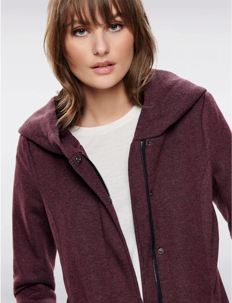 Veste Droite Capuche par Only