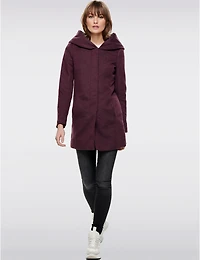 Veste Droite Capuche par Only
