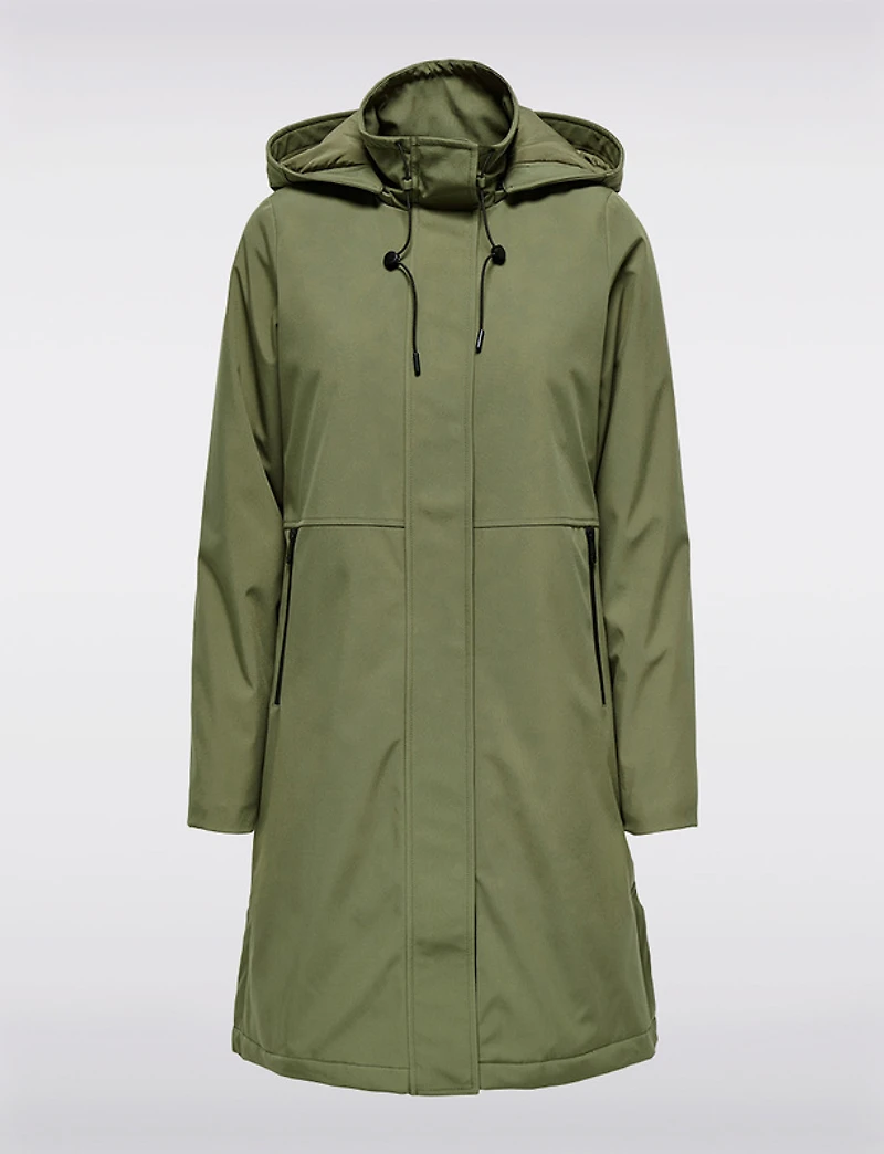 Parka Oversize à Capuche Amovible Only – Offres Black Friday