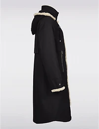 Manteau maxi Frandsen à garniture sherpa – Offres Black Friday