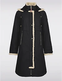 Manteau maxi Frandsen à garniture sherpa – Offres Black Friday