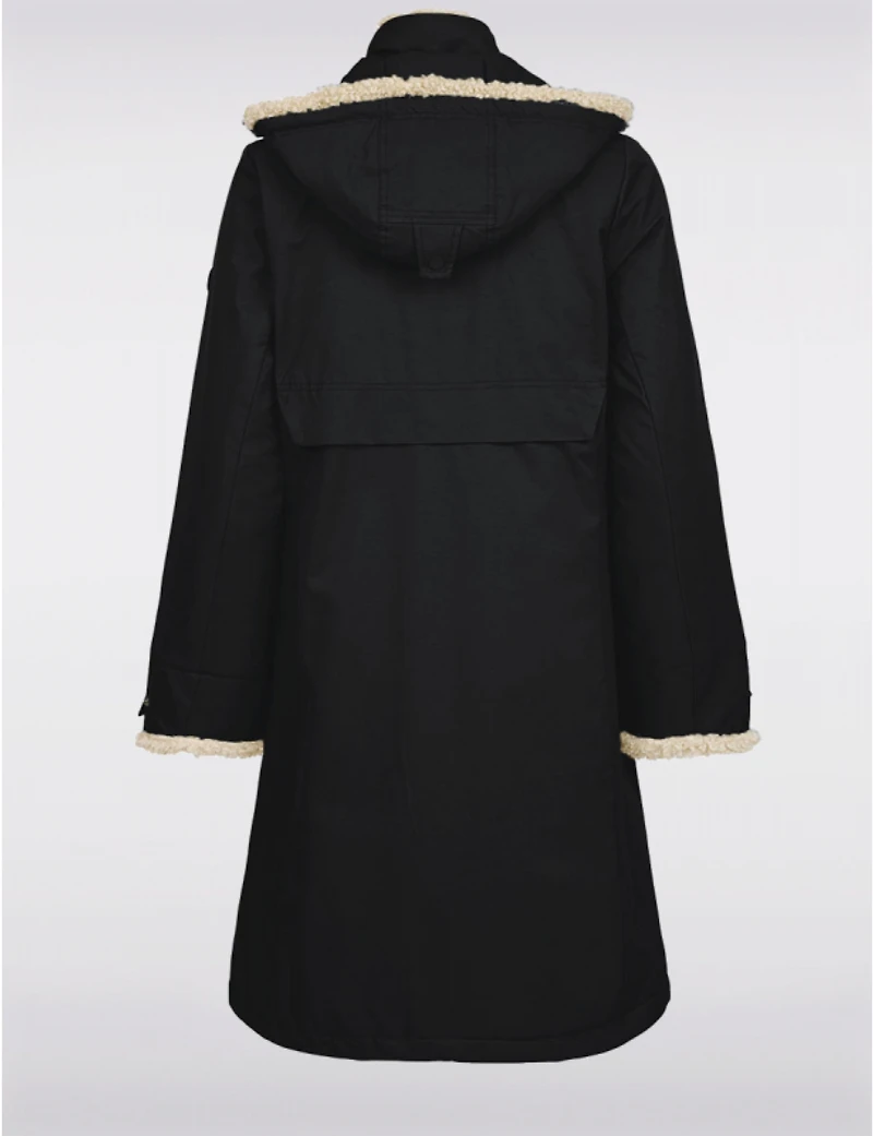 Manteau maxi Frandsen à garniture sherpa – Offres Black Friday