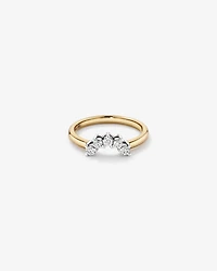 Wedding Band with 1/4 Carat TW of Diamonds in 14kt Yellow & White Gold