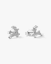 Pendentifs Clous Renne avec Cubic Zirconia en Argent Sterling