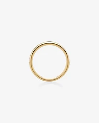 Alliance en or jaune 14 K avec diamants totalisant 0,20 ct
