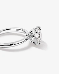 2.25 Carat Round Brilliant Laboratory-Grown Diamond Solitaire Ring in 14kt White Gold