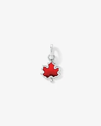 Canadian Red Maple Leaf Pendant in Sterling Silver