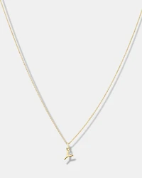 Pendentif à initiale « Y » en or jaune 10 K