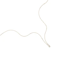 Pendentif rond TW à lunette brillante de 0,25 carat en or jaune 18 carats