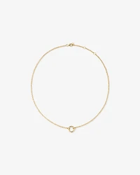 Chaîne ouverte Belcher pleine 50 cm (19,7 po) en or jaune 10 carats