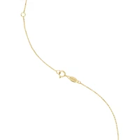 Pendentif « F » en or jaune 10 K