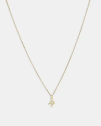 Pendentif « R » en or jaune 10 K