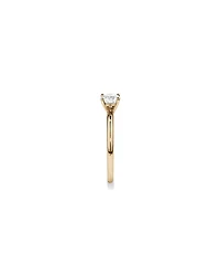 Bague de fiançailles solitaire ronde en diamant brillant de laboratoire TW de 0,70 carat en or jaune 14 carats