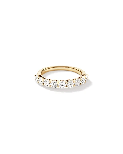 1.30 Carat TW Round Brilliant Laboratory-Grown Diamond Wedding Ring in 14kt Yellow Gold