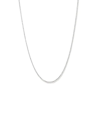 50cm (20") 2mm-2.5mm Width Belcher Chain in Sterling Silver