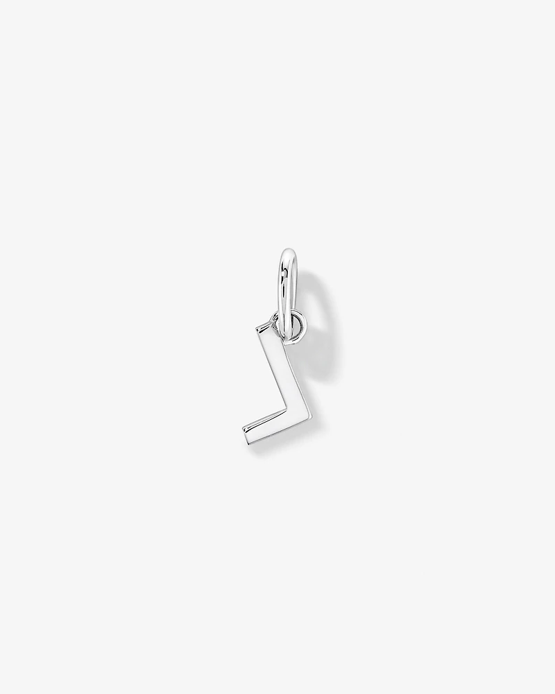 Pendentif initiale lettre L en argent sterling