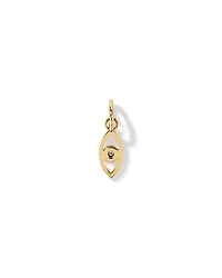 Pendentif œil protecteur avec accent diamant en or jaune 10 carats