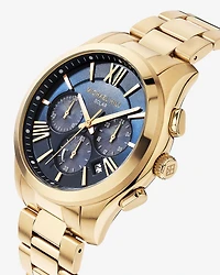 Men's Solar Chronograph Watch in Gold Tone Stainless Steel