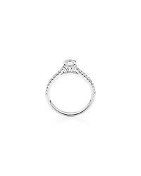 Engagement Ring with 0.78 Carat TW of Diamonds in 14kt White Gold