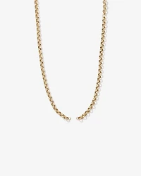 Chaîne à Pendentif Ouvert en belcher Grande de 60 cm (24") en Or Jaune 10 kt