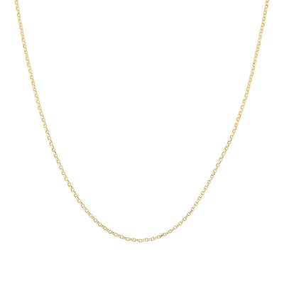 45cm (18") Solid Belcher Chain in 10kt Yellow Gold