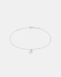 19cm (7.5") Initial Bracelet in Sterling Silver