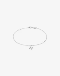 19cm (7.5") H Initial Bracelet in Sterling Silver