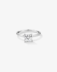 1.25 Carat Princess Cut Laboratory-Grown Diamond Ring In 14kt White Gold