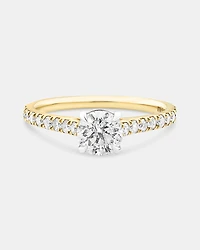 Engagement Ring with 1 1/4 Carat TW of Diamonds in 14kt Yellow/White Gold