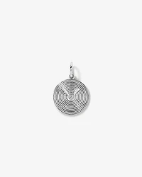 Diamond Accent Taurus Zodiac Pendant in Sterling Silver