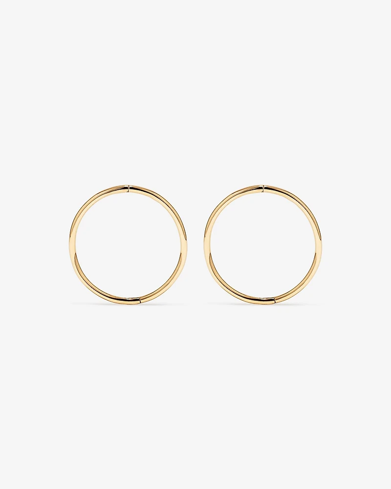 16mm Sleepers in 10kt Yellow Gold