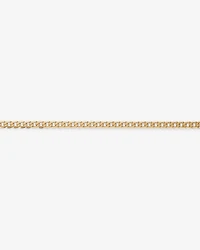 Bracelet Chaîne Gourmette Plate Biseautée 19 cm (7,5") 3,75 mm en Or Jaune 10 Carats