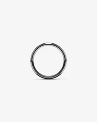 Alliance dôme brossée de 8 mm en tantale et or blanc 10 carats